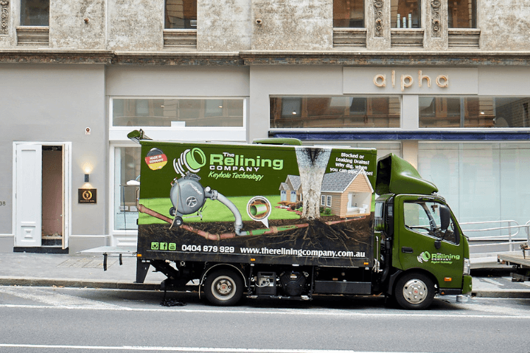 Sydney relining company vehicle