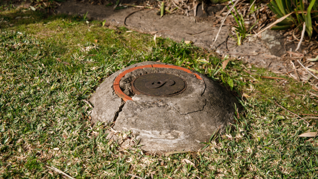 Rounded sewer drain